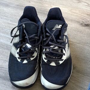 New Balance Navy & White Athletic Sneakers